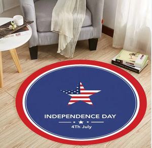 Comprar alfombra de microfibra esponjosa para habitación de niños, alfombra redonda - Product Image 2