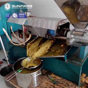 Máquina de prensa de aceite combinada SunPring Máquina de extracción de aceite de prensa en frío Máquina de prensa de aceite - Product Image 2