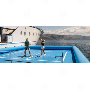 Terrain <span class=keywords><strong>de</strong></span> pickleball gonflable flottant en PVC, design populaire 2026, pour sports nautiques et jeux en <span class=keywords><strong>mer</strong></span> - Product Image 6