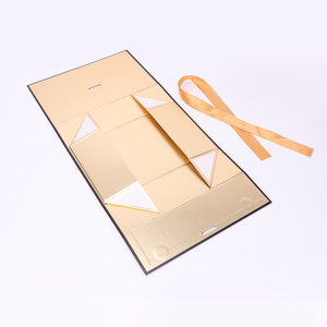 Custom Design Hand Made Beautiful packaging Gift <b>Box</b> White Cardboard <b>Magnetic</b> Folding Gift <b>Box</b> for Wedding Dress - Product Image 3