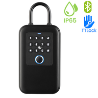 Boîte à clés intelligente étanche TTlock avec Bluetooth, empreinte digitale et carte – Coffre-fort numérique pour clés, idéal pour Airbnb et la maison