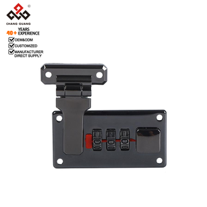 3 Digit kunci kombinasi 65x33.5mm Zinc Alloy dan besi Resettable keamanan tugas berat untuk Toolbox perak kunci kombinasi kecil - Product Image 5