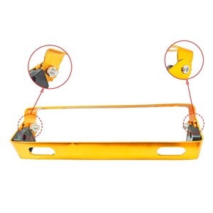Acessórios de Modificação para Motocicletas, Suporte de Placa de Licença para Veículos Elétricos, Suporte de Placa de Licença Quadrado Ajustável - Product Image 3