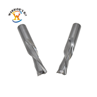Fraise à queue spirale à 2 dents Warrior's Bit en carbure revêtu d'aluminium-étain, pour routeur CNC, OEM pour contreplaqué et bois dur