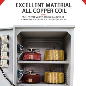 電圧スタビライザー三相SVC TNS-20KW 20KVA入力304-456V出力380V高精度完全に自動化されたスタビライザー440V220V - Product Image 3