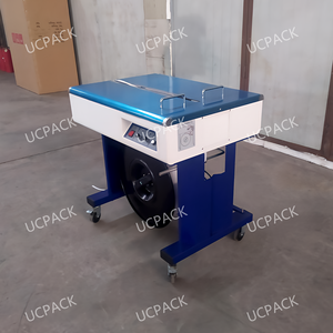 Flejadora Semiautomática UCPACK con Motores Dobles de Accionamiento Eléctrico para Empaque de Cartones de Alimentos - Product Image 2