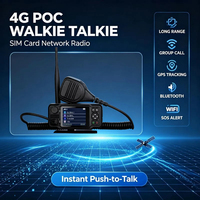Radio mobile LTE POC GaodaPTT 4G GD-8900Pro, talkie-walkie longue portée 5000KM, fonction GPS, Android 1+8 Go de stockage, radio embarquée