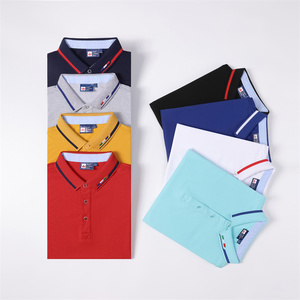 Camisetas de golf para hombre de uniforme de algodón 100% a medida de alta calidad al por mayor, polos con estampado bordado para hombre - Product Image 1