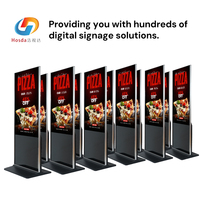 Tótem Interactivo con Pantalla LCD, Kiosco de Pie de 43 Pulgadas, Sin Pantalla Táctil, Gabinete LED de Autoservicio para Interiores, Gráficos