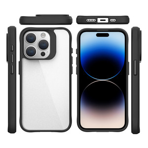<span class=keywords><strong>Coque</strong></span> de téléphone portable translucide givrée fine pour <span class=keywords><strong>iPhone</strong></span> 15 Pro, compatible avec <span class=keywords><strong>iPhone</strong></span> 13, 12, 11, 14, 16, 17 Plus, <span class=keywords><strong>coque</strong></span> rigide en PC <span class=keywords><strong>antichoc</strong></span> gris clair - Product Image 1