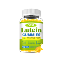 Gummies à la mangue à base de lutéine et de zéaxanthine pour la santé de la vue et la croissance des cheveux chez les femmes adultes – 60 unités