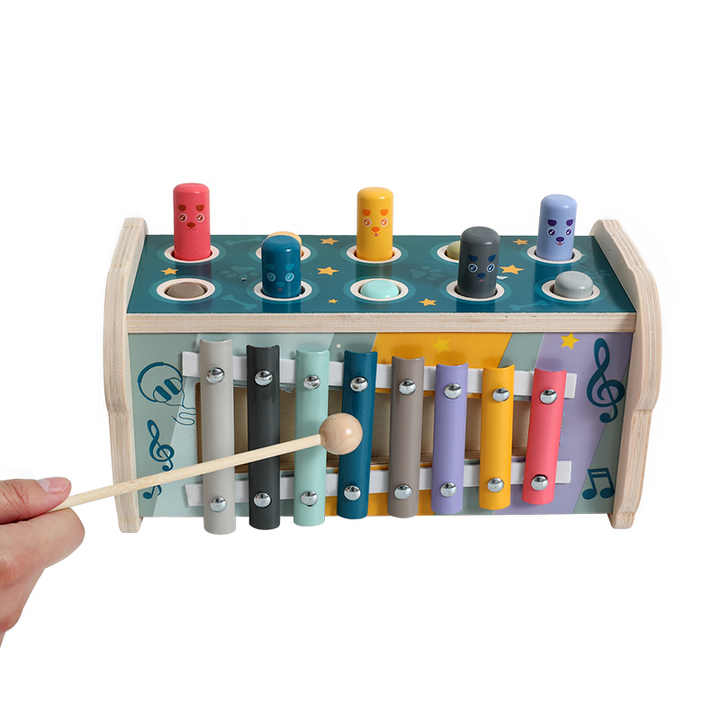 Amazon.co.jp: 木琴 15リアクション2つのマレットのxylophone