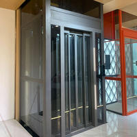 Ascenseur hydraulique moderne pour maison, ascenseur résidentiel pour passagers, avec fonction de sécurité, pour fauteuils roulants, villas, extérieur
