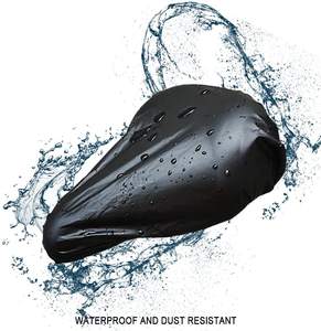 Housse de selle de vélo imperméable et durable neuve en noir, housse de siège de vélo anti-pluie avec housse de siège de vélo élastique - Product Image 5