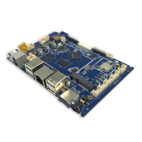 Placa Base Android JLD-P02, Diseño y Ensamblaje de PCBA Personalizados, Placa Inteligente LVDS para Kiosco de Información y Orientación