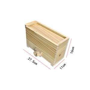 กระบอกลมไม้แบบดึงมือสำหรับเตาชาแบบดั้งเดิมสไตล์จีน ทำจากไม้สนขนาดเล็ก - Product Image 4