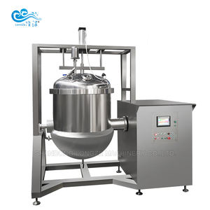 Cuisson sous vide liquide industrielle en poudre Mélangeur horizontal Sauce à confiture de fruits Machine à fabriquer des bonbons au caramel Cuiseur sous vide commercial - Product Image 6