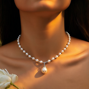 Colliers de perles CBBA-264 élégants et luxueux avec un éclat éblouissant - Product Image 3