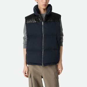 Puffer Waistcoat Manufacturer OEM Service for Your Brand Men Tech Nylon Quilted Puffer Vest <strong>Lightweight</strong> Relaxed Fit <strong>Gilet</strong> - Product Image 1