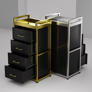Gabinete de Almacenamiento Comercial de Hierro con Ruedas para Peluquería, <span class=keywords><strong>Barber</strong></span>ía, Personalizable, Marca YX, Exportación, Comercio Exterior - Product Image 2