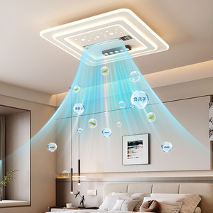 <b>Ceiling</b> Fan <b>Light</b> With Negative Ion Purification <b>Led</b> <b>Light</b> For Living Room Bedroom - Product Image 1
