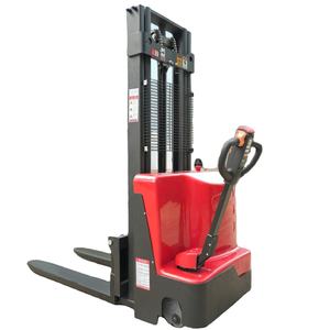 Chariot élévateur électrique neuf de marque chinoise 1-2 tonnes, mât à 2 étages, chariot élévateur à conducteur debout, capacité 1 tonne, garantie 1 an, prix usine, en promotion - Product Image 1