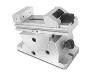 Precision 2'' 3'' 4'' 45 degree adjustment , 360 degree rotation Tilting angle vise for cnc machining HE-R06918