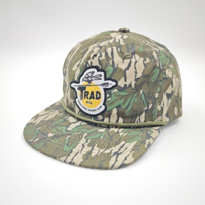 Gorra de Béisbol Richardson 256 de Alta Calidad, 5 Paneles, Camuflaje, Bordado 3D, Estilo Trucker con Cuerda, Apta para Negocios - Product Image 4