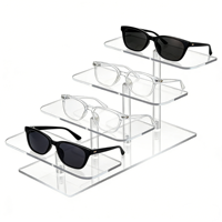 Support de présentation en acrylique pour lunettes, pour supermarchés et magasins d'optique, présentoir transparent pour lunettes de soleil et lunettes