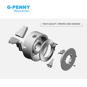 SANOU-mandril de 3 mordazas de 160mm, mandril autocentrado para fresado de grabado <span class=keywords><strong>cnc</strong></span> K11, torno de mandril de 3 mordazas - Product Image 3