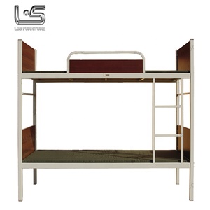 Современная двухэтажная металлическая двухъярусная кровать стальная мебель для гостиной и спальни для школьного общежития - Product Image 3