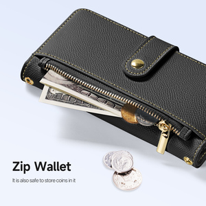 เคสโทรศัพท์แบบกระเป๋าสตางค์แม่เหล็ก 2-in-1 สำหรับ S25 Plus / S25 Edge, เคสหนังใส่บัตรพร้อมสายคล้องคอฟรี - Product Image 5