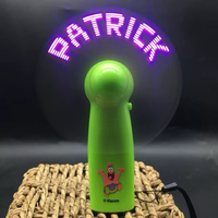 Ventilatore LED Portatile Mini Personalizzato con Logo e Testo per Pubblicità, Promozione, Regalo per Feste