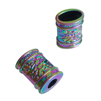 Bouchon de cloche gravé en alliage de zinc personnalisé cordon de serrage en métal fin de cordon bouchon de verrouillage à ressort pour lacet