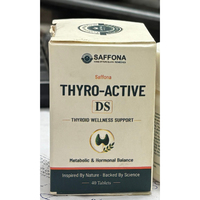 Comprimés à base de plantes THYROACTIVE-DS pour la santé thyroïdienne – Formule naturelle de bien-être thyroïdien – Extraits thyroïdiens