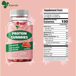 Custom Private Lable <b>Collagen</b> Watermelon Gummy 90 With 17 Grams Of Muscle Energy Supplement - Product Image 3