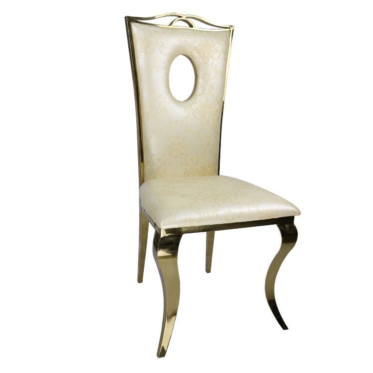 Table en acier Trône Cravate Dos Blanc En Gros Bois Et Pour La Mariée Marié Chaise De Mariage En Acier Inoxydable