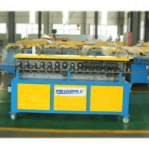 Galvanized Sheet Metal HVAC TDF Flange Duct Forming Machine For Ventilation Duct