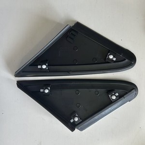 Mercedes-Benz B-Class W246 Rearview Mirror Triangle Plate Piano Black <b>ABS</b> Full Set 2466901987 - Product Image 2