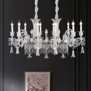 Pha lê trang trí đám cưới Đèn chùm với điều khiển chuyển đổi dẫn ánh sáng và điều chỉnh chiều cao - Product Image 6