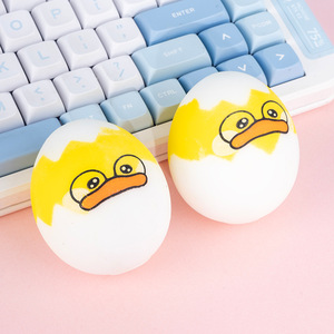 Vente en gros usine : Jouets sensoriels anti-stress en mousse à haute résilience, en forme d'œuf à presser, motifs canard et dinosaure mignons, pour enfants, unisexe, idéaux pour les cadeaux <span class=keywords><strong>de</strong></span> fête - Product Image 4