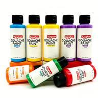 Peinture Gouache Jaune Citron 120ml - Peinture Opaque à Base d'Eau pour l'Art et l'Artisanat
