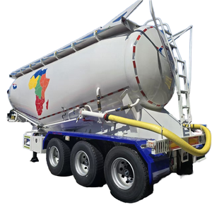 <span class=keywords><strong>Semirremolque</strong></span> Cisterna Neumática Tipo V de 3 Ejes y 50cbm <span class=keywords><strong>para</strong></span> Transporte de Cemento a Granel, en Venta - Product Image 1