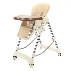 Kursi tinggi bayi, 2023 kualitas tinggi multi fungsi plastik logam gratis pasang untuk anak bayi makan makan kursi tinggi bayi