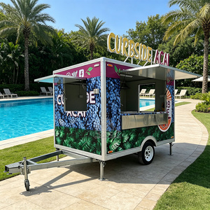 DOT Custom Built BBQ Food With Complete Smoker Setup For Charcoal Grill Hot Dog Commercial Street <b>Concession</b> <b>Trailer</b> - Product Image 4
