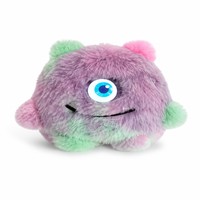 En gros, Charm porte-clés en peluche mignon à un œil, Pendentif de sac en fourrure Minky 14 cm, Personnalisation OEM, Cadeau