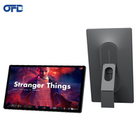 Monitor Portátil de 21.5 Pulgadas de Alta Calidad, 4G+64G, Gris, Ultra Delgado, Pantalla Táctil Inteligente Android 15 para Juegos