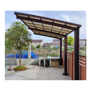 Venta caliente al aire libre de aluminio Carport a prueba de viento e impermeable pérgola Gazebo y pabellón de la fabricación <span class=keywords><strong>para</strong></span> el coche <span class=keywords><strong>para</strong></span> el espacio al aire libre - Product Image 6