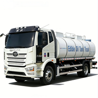Camión de Transporte de Aceite Comestible de Grado Alimenticio 4X2 de 20 m³ |   Camión Cisterna de Aleación de Aluminio/Acero Inoxidable 304/5182 con Aislamiento y ABS