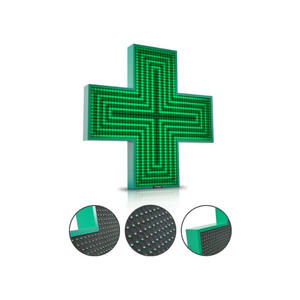 Letrero publicitario eléctrico superbrillante, señalización cruzada médica LED para farmacia, farmacia - Product Image 1